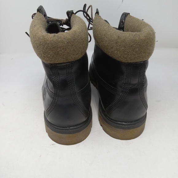 Timberland Boots Mens Size 13 Black Leather Hainsworth‎ Insulated Winter Snow main image 8